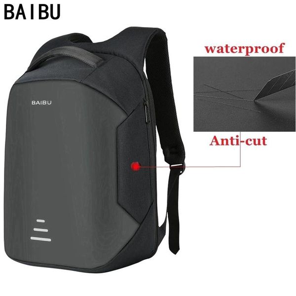 

backpack men women multifunction bag usb charging anti-theft 15.6" lapwaterproof business large travel