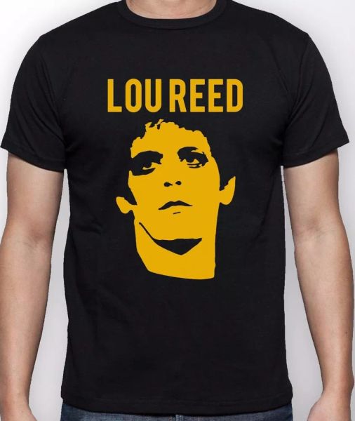 

t-shirt lou reed velvet underground rock music vintage cotton black man woman, White;black