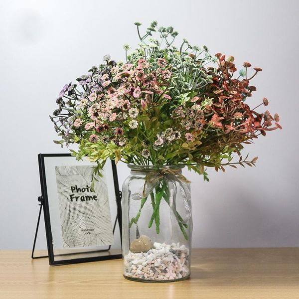 

decorative flowers & wreaths home vase furnishings simulation plant european-style bean grass flower indoor restaurant partition arrangement
