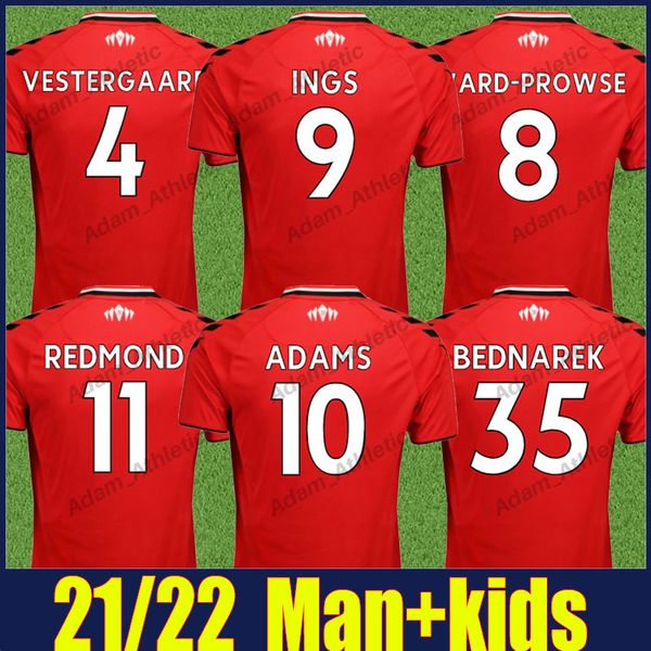 

the saints ings adams soccer jerseys 2021 vestergaard bednarek ward-prowse football jersey minamino walker-peters redmond shirts salisu dial, Black;yellow