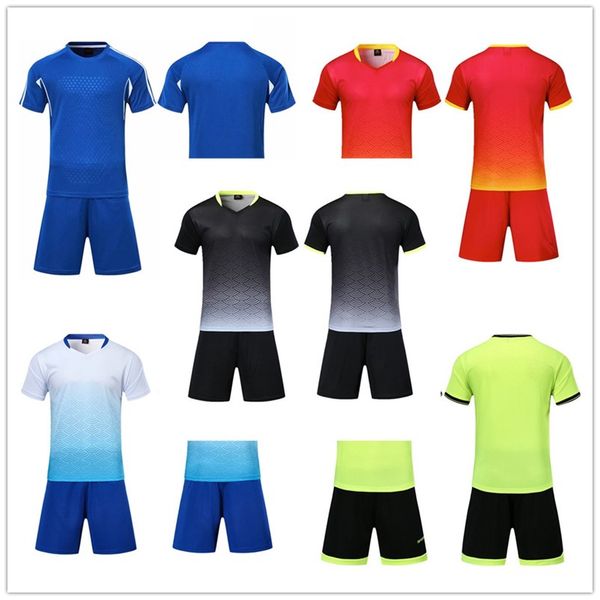 

2021 Soccer jersey Sets smooth Royal Blue football sweat absorbing and breathable children's training suit 001 445, Black
