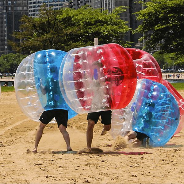

air pump balloon inflatable bump outward bound wholesales pvc material 1.5m in zorb ball bubble soccer bumper for sale bumper-balls