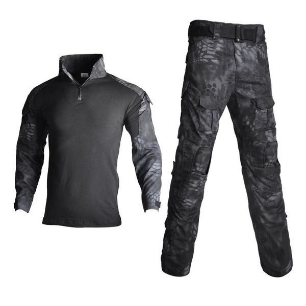 

running jackets back pockets half zipper pullover windbreaker track men training camouflage frog suit men's casual pants american, Black;red