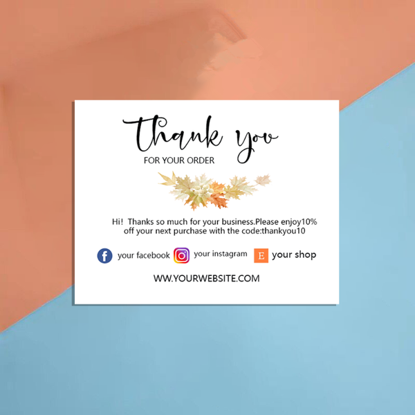 

greeting cards thank you card for small business etsy your order note social media