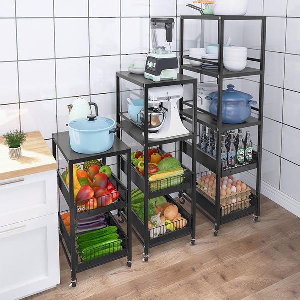 

kitchen storage & organization corner slot rack floor household drawer box