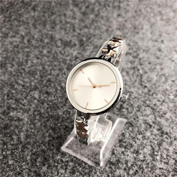 

wristwatches ladies watch mini bracelet design hybrid led display luxury reloj de mujer for drop, Slivery;brown