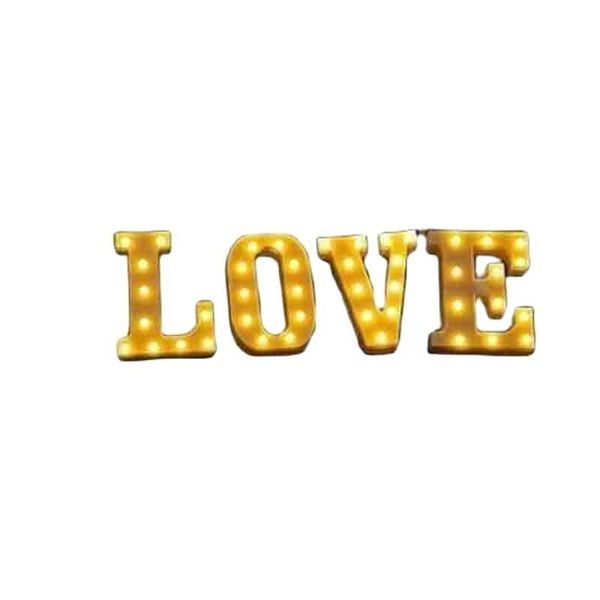 

novelty items led birthday party decoration letter lights valentine's day confession romantic proposal marriage wedding room scene