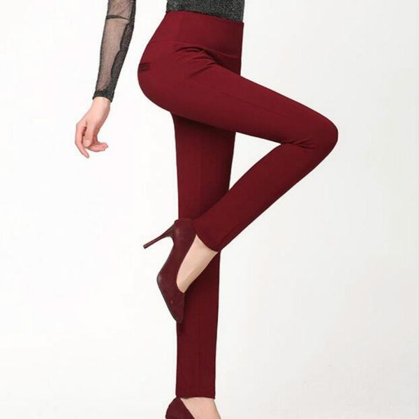 

women's pants & capris wide leg female large size s-5xl6xl casual straight black trousers feet, Black;white