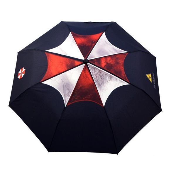 

umbrellas biohazard resident umbrella corporation parapluie rain men 3 folding manual paraguas hombre novelty items