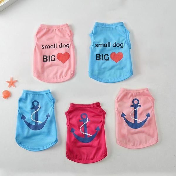 

summer dog clothes for vest shirts soft pet clothing dogs pets chihuahua costume puppy cat outfits apparel