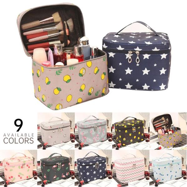 

storage bags travel waterproof portable women makeup bag high capacity toiletries organizer cosmetic cases zipper wash beauty pouch