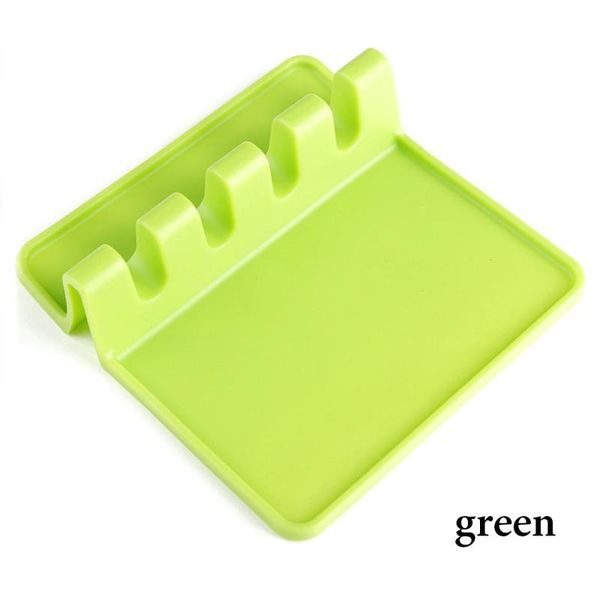 

mats & pads 3 color multifunction restaurant silicone utensil rest multiple utensils country style simple kitchen family leaf table mat