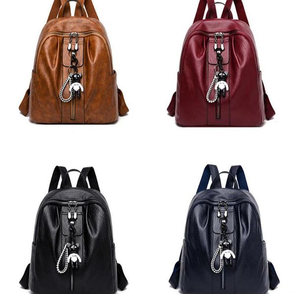 

backpack brief style all-match soft large-capacity student outdoor travel bag