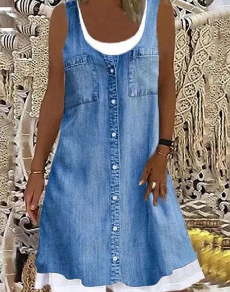 

women's loose fashion digital printing casual dress, Black;gray