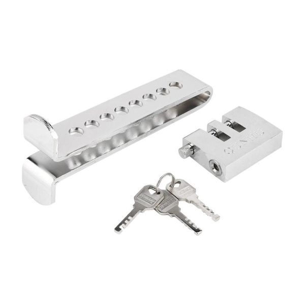 

professional auto brake clutch pedal lock stainless steel 8 holes anti-theft device strong security silver theft protection