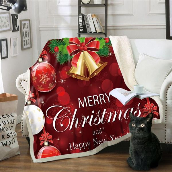

blankets hoodie blanket plush throw 3d christmas gift printed sherpa fleece microfiber 2021 drop