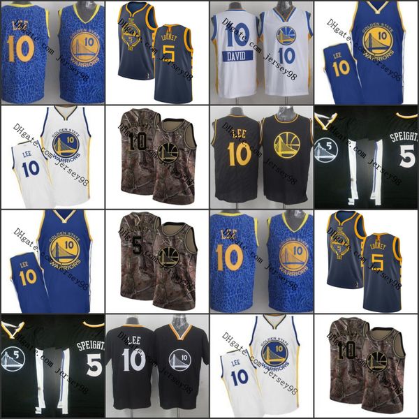 

golden state warriors black #5 marreese speights#10 david lee men retro basketball jersey