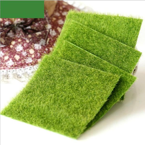 

decorative flowers & wreaths 15x15/30x30cm artificial grass mat micro landscape moss flores artificiais foliage for home decor