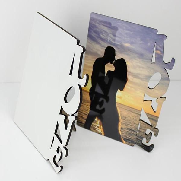 

party favor sublimation frames wooden blank thermal transfer phase plate love mom dad personalized gift woodblock set