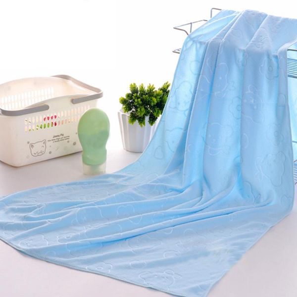 

towel quick-drying 70x140cm absorbent bear cartoon microfiber beach bath