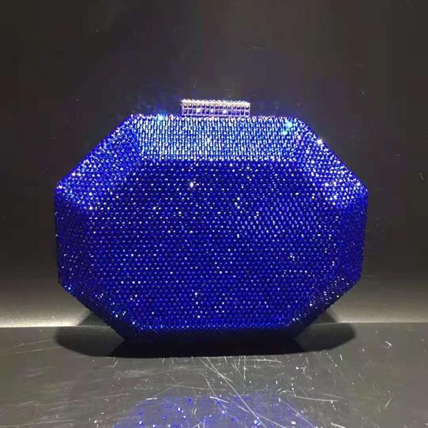 

evening bags xiyuan women silver and clutches blue rhinestone handbags wedding party dinner purse bag wallet