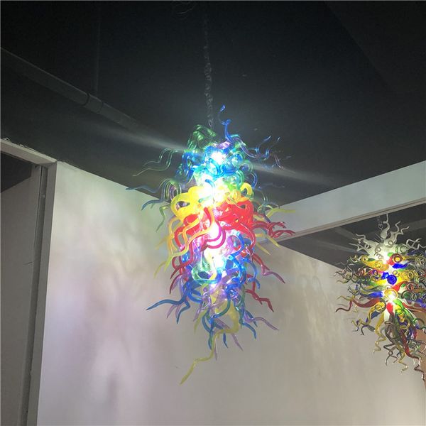 

art chandeliers lamp led pendant lamps 100% hand blown murano glass chandelier ceiling light for house decor