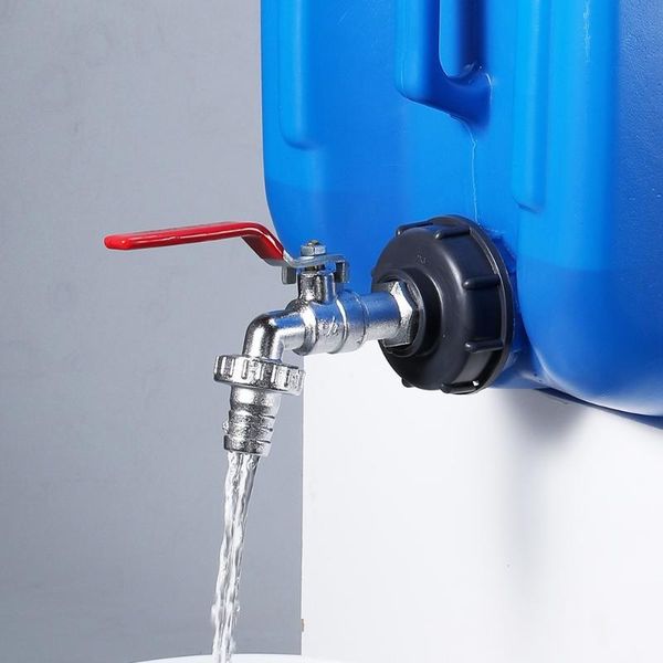 

watering equipments s60x6 1/2" ibc tank adapter garden hose faucet water connector tap replacement fitting valve supplies