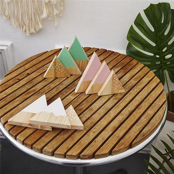 

decorative objects & figurines 3 pcs wooden building block set pography props kids room bedroom deskdecoration home birthday party decor