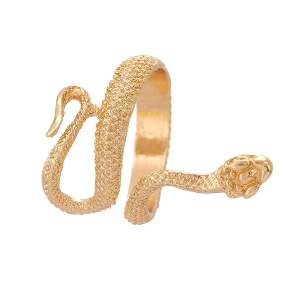 

70032 female adjustable hip hop snake index finger ring, Silver