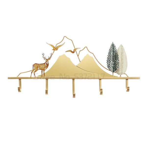 

hooks & rails creative hook wall storage rack light luxury decoration hanger door entry clothes