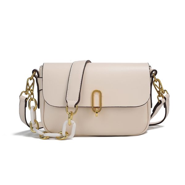 

2021 bag advanced sense messenger niche design small square thick chain armpit