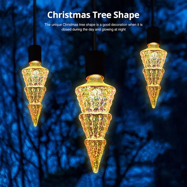 

bulbs e27 6w led christmas tree colorful wedding art bar gift 3d firework light home decor bulb accessories