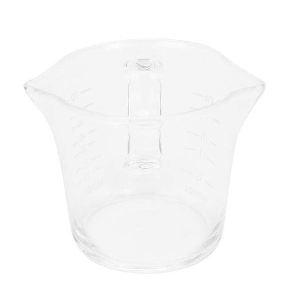 

70ml coffee cup with double spouts scale hand-made borosilicate glass measuring wine glasses