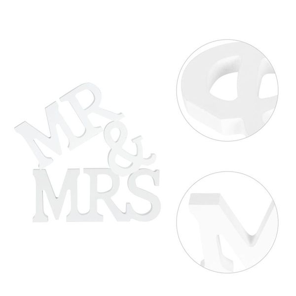 

party decoration 1 set mr&mrs wooden letters wedding sign decor pography prop