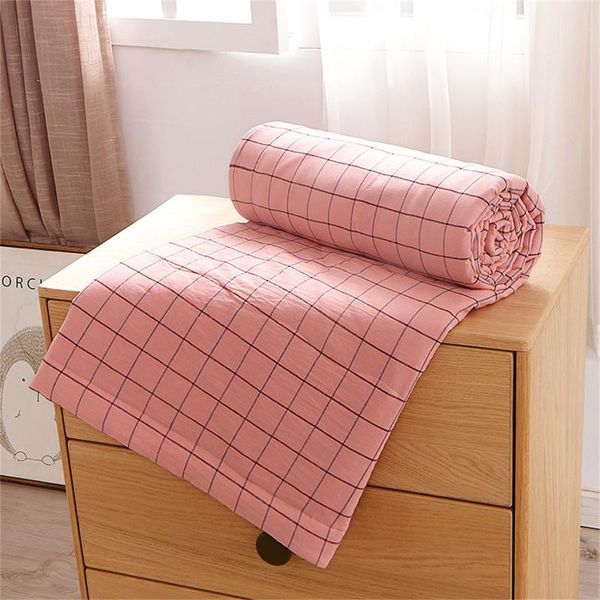 

comforters & sets 2021 grade knitted cotton summer child thin quilt boys and girls fresh student dormitory air conditioner