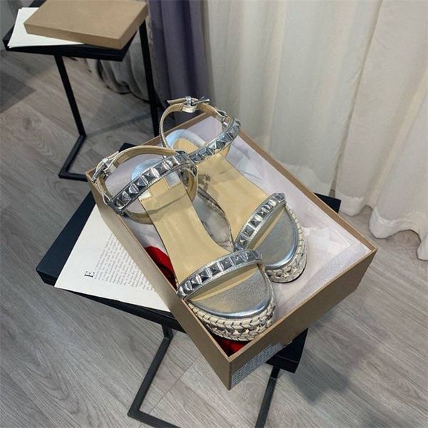 

prowow woman sandals high heels luxury designer brand paltform ladies shoes genuine leather new zapatos de mujer, Black