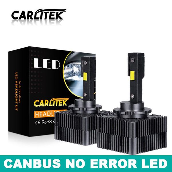 

car headlights carlitek led canbus headlight d1s d4s d2s light d3s d1r d2r d3r d4r d5s d8s 90w 10000lm kit to replace lamp sa