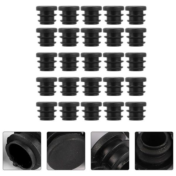 

carpets 100pcs tube bung 20mm blanking end caps round furniture leg insert plug