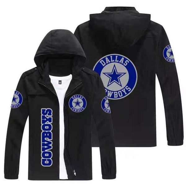 

spring and autumn new men's letter thin stormsuit leisure sports windbreaker hooded jacket trend jacket, Black