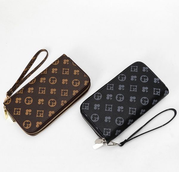 

purses women's wallets zipper designers bags long short wallet purse women original bag fashion for men, Red;black