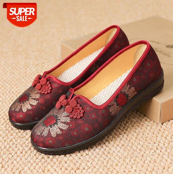 

old beijing cloth shoes women's flagship store official man granny mother non-slip soft sole single #2s5v