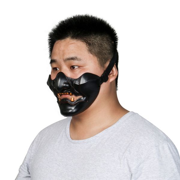 Shimura Black Ghost of Tsushima Spiel Cosplay Harz Halloween Maske Fancy Party Horror Requisiten Schönes Geschenk für Halloween 2020