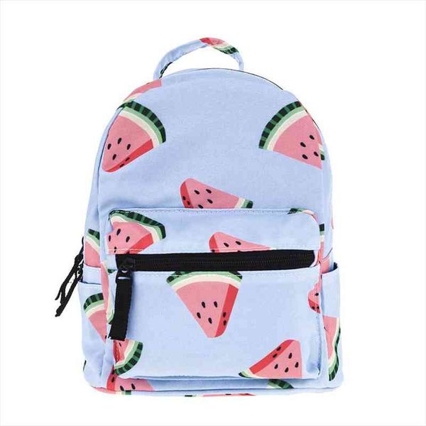 

1pcs backpack simple storage printing oxford fabric beautiful watermelon for kid child girl