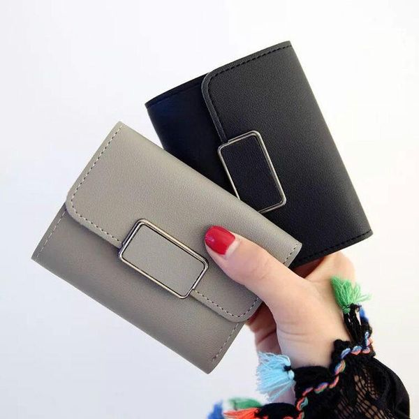 

wallets ladies short no zipper designers fashion famous brands luxury womens standard genuine interior compartment, Red;black