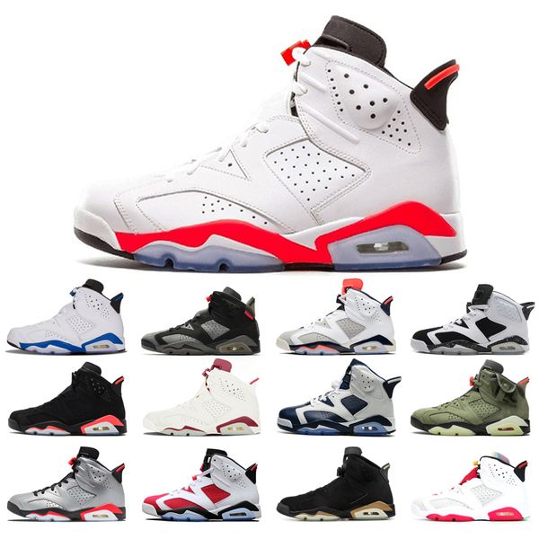 

2021 original basketball shoes 6s for man woman alternate angry bull black cat carmine hare infrared marron olympic oreo sport blue sports
