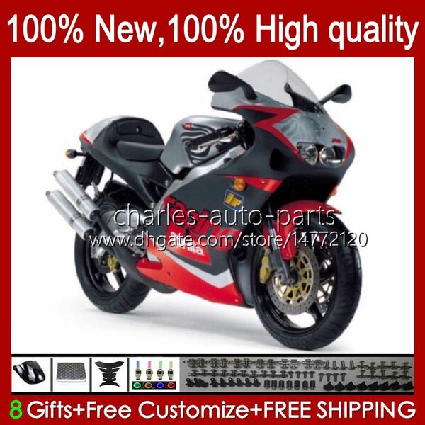 Bodywork para Aprilia RS4 RSV-125 RSV125RR RSV125 RSV125 R $ 145 R $ 125RR RS-125 1999 2000 2001 2002 03 04 05 RS125 99 00 01 02 2003 2004 2005 Kit de justo