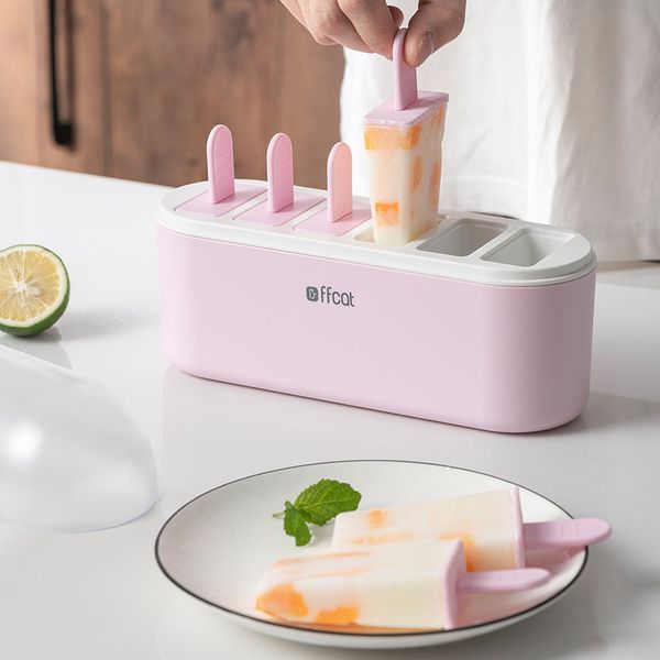 

ice cream mold popsicle maker tool frozen popsicle-mold diy handmade auto demoulding popsicles moulds