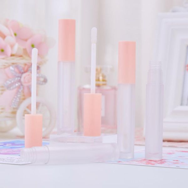 

storage bottles & jars 10/30/50/100pcs 3ml pink plastic lip gloss tube diy liquid lipstick frosted bottle empty cosmetic container refillabl