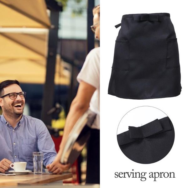 

aprons 1pcs waiter half-length apron creative kitchen baking serving