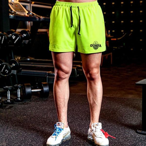 

men's shorts 2021 summer solid color loose breathable casual beach large size, White;black